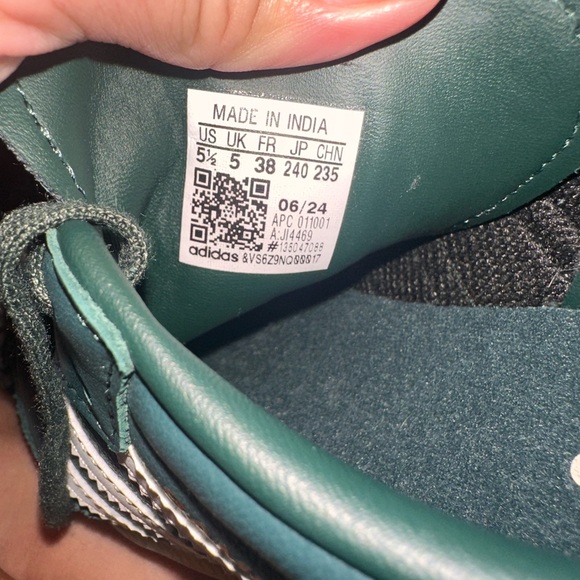 Adidas Samba OG Shadow Green Sneakers - Picture 6 of 10